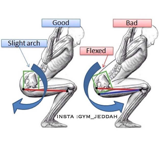 hip rotation during squat