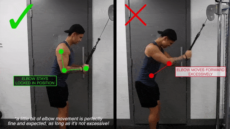 tricep extension mistake