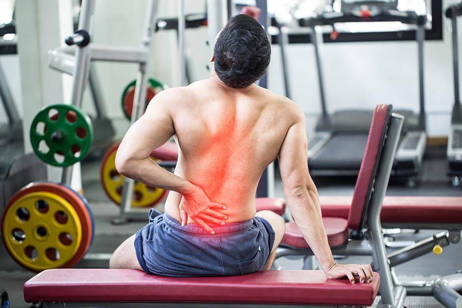 lower back pain from bent over row