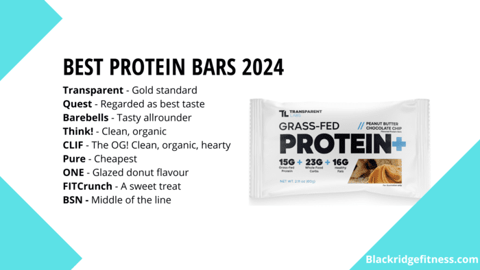 best protein bars 2024
